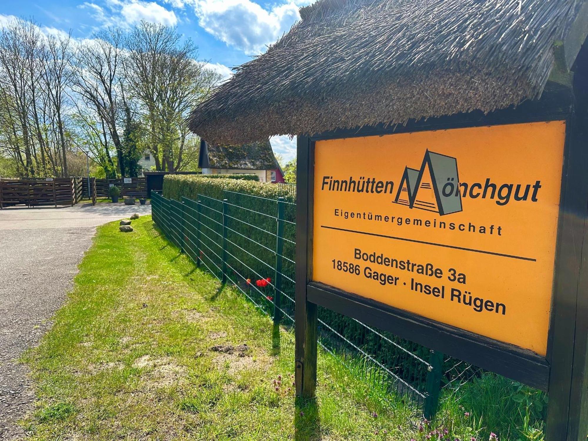 Finnhuette Nr.42 Auf Moenchgut Gager Eksteriør billede