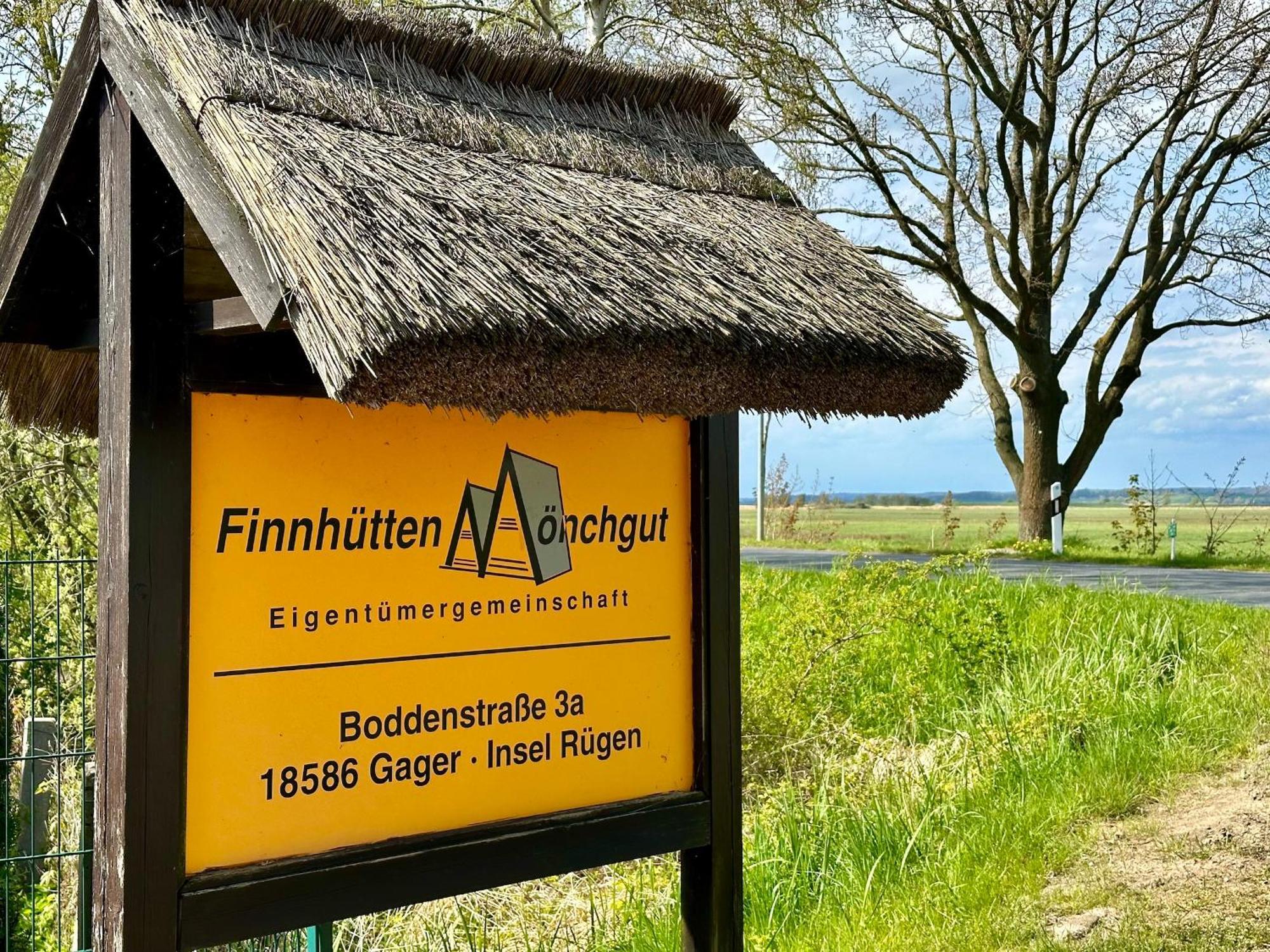 Finnhuette Nr.42 Auf Moenchgut Gager Eksteriør billede